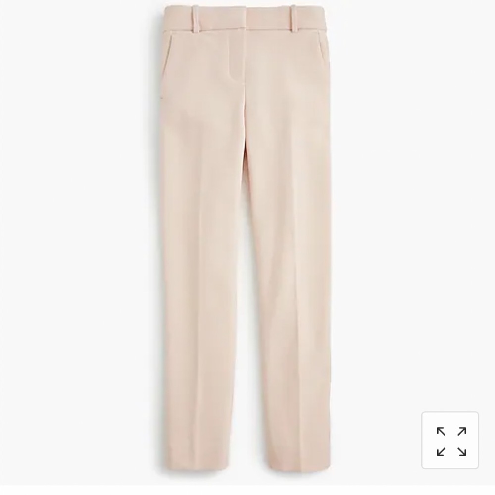 J. Crew Pink Cameron Slim Four Season Stretch Cropped Crop Pants 00P Petite